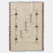 Faith Family Friends Throw Blanket Decke (Vorderseite Vertikal)