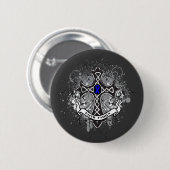 Faith Family Gebet Cross - Colon Cancer Button (Vorne & Hinten)