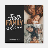 Faith Family Liebe Personalisiert Magnet (Vorne)