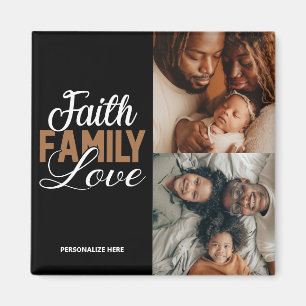 Faith Family Liebe Personalisiert Magnet