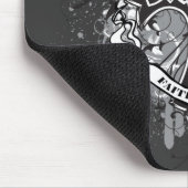 Faith Family Prayer Cross (grün) - Nierenkrebs Mousepad (Ecke)