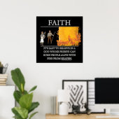 Faith Fantasy (de)Motivator Poster (Heimbüro)