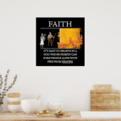 Faith Fantasy (de)Motivator Poster (Küche)