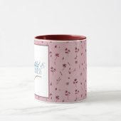 Faith & Fearless Typografy Design Throw Kissen Tasse (Zentrum)