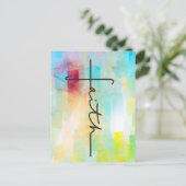 Faith Feiertagspostkarte (Stehend Vorderseite)