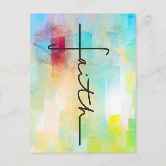 Faith Feiertagspostkarte (Vorderseite)