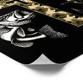 Faith Fishing Hunting Camo Cross With Hook B Chris Poster (Ecke)