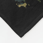 Faith Fishing Hunting Camo Us Flag Cross With Hook Fleecedecke (Ecke)