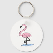 Faith Flamingo Schlüsselanhänger (Vorderseite)