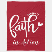 Faith - Fleece Blanket, 60"x80" (Vorderseite)