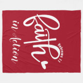 Faith - Fleece Blanket, 60"x80" (Vorderseite (Horizontal))