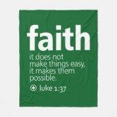 Faith Fleecedecke (Vorderseite)