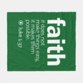 Faith Fleecedecke (Vorderseite (Horizontal))