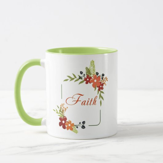 Faith floral tasse (Links)
