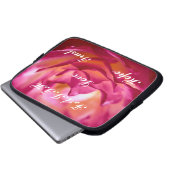 Faith Floweh Rose Laptop Sleeve (Vorne Knopf)