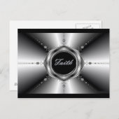 Faith Fraktal Inmate Postcard Postkarte (Vorne/Hinten)