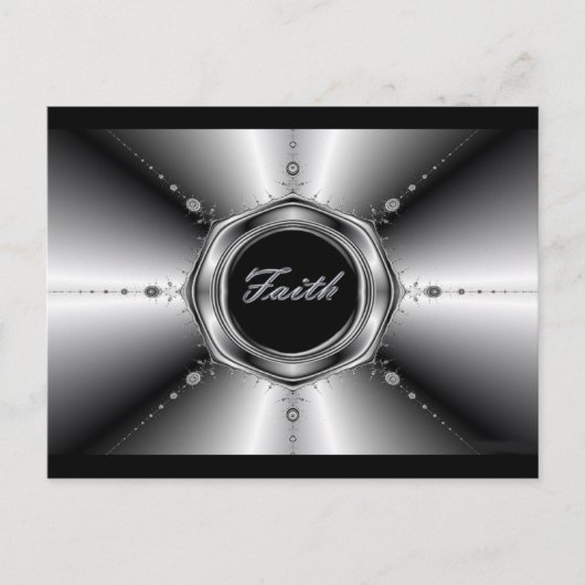 Faith Fraktal Inmate Postcard Postkarte (Vorderseite)