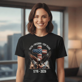 Faith Freedom 250 Years | America 1776–2026 Patrio T-Shirt