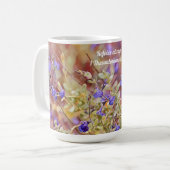 Faith Freude immer Blume Scripture Tasse Cup (Vorderseite Links)