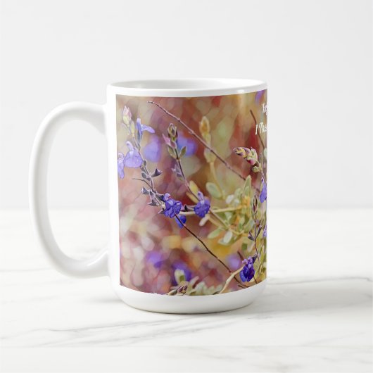 Faith Freude immer Blume Scripture Tasse Cup (Links)
