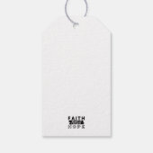 Faith Fuels Hope Quote – Uplifting Christian Art Geschenkanhänger (Rückseite)