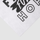 Faith Fuels Hope Quote – Uplifting Christian Art Seidenpapier (Ausschnitt)