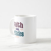 Faith Fuels Miracles Kaffeetasse (Vorderseite Links)