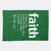 Faith Geschirrtuch (Horizontal)