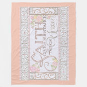 FAITH gibt Stoff Fleece Blanket (Peach) (Vorderseite)
