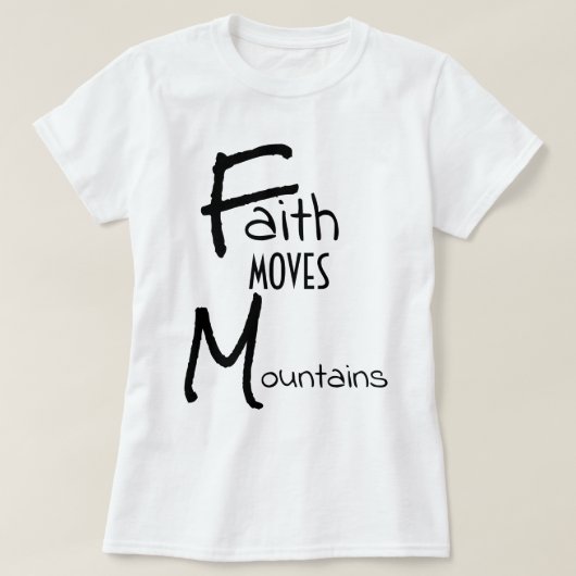 Faith Gifts Collection T - Shirt (Design vorne)
