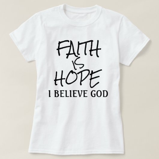 Faith Gifts Collection T - Shirt (Design vorne)