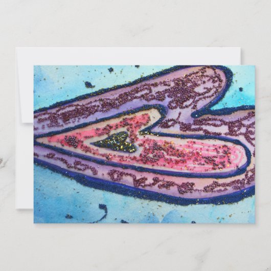 Faith Glitzer hört eine individuelle Einladung ode (Vorderseite)