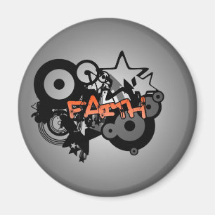 FAITH Graffiti Art Magnet