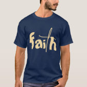 FAITH Graphic Dark Blue T-Shirt (Vorderseite)