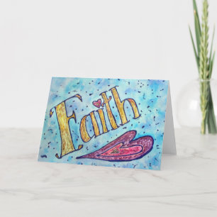 Faith Greeting Card Karte