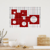 "Faith Grid" Poster (Küche)