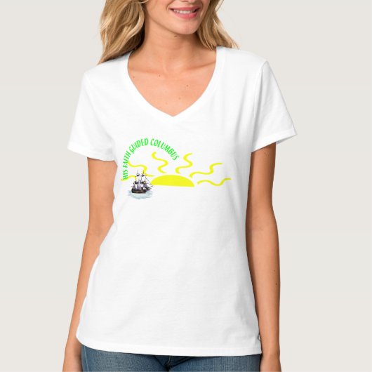 Faith Guided Columbus - T-Shirt (Vorderseite)