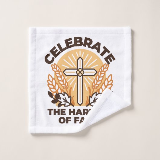 Faith Harvest Celebration - Inspiration Art Badhandtuch Set (Waschlappen)