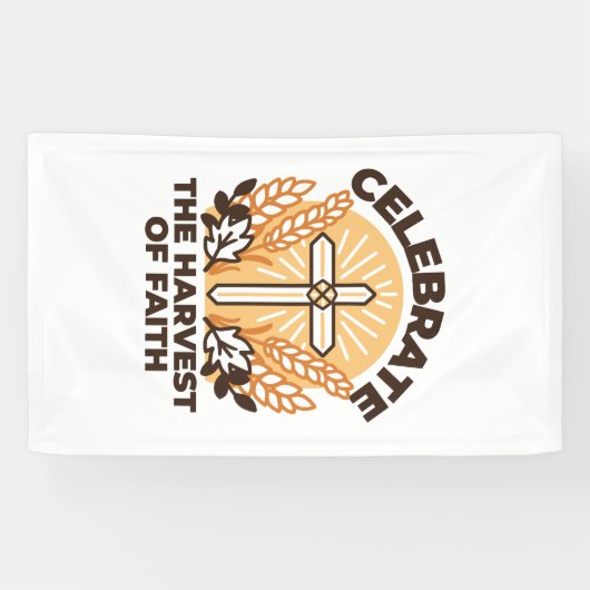 Faith Harvest Celebration - Inspiration Art Banner (Horizontal)