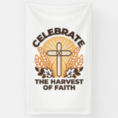 Faith Harvest Celebration - Inspiration Art Banner (Vertikal)