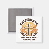 Faith Harvest Celebration - Inspiration Art Magnet (Vorderseite/Rückseite)