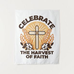 Faith Harvest Celebration - Inspiration Art Wandteppich