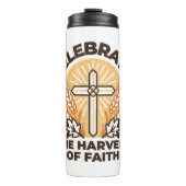 Faith Harvest Celebration - Inspirational Christie Thermosbecher (Vorderseite)