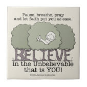 Faith hat dich in Ease versetzt Fliese (Vorderseite)