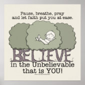 Faith hat dich in Ease versetzt Poster (Vorne)