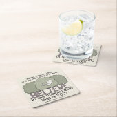 Faith hat dich in Ease versetzt Rechteckiger Pappuntersetzer (Vor Ort)