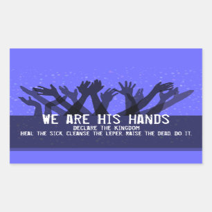 Faith.Healing.Healing.Healing.Healing the Sick.Spi Rechteckiger Aufkleber