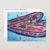 Faith Heart Postcard Postkarte (Vorne/Hinten)