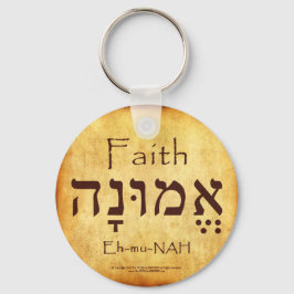 FAITH HEBREW SCHLÜSSELANHÄNGER