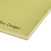 Faith Hebrews 11:1 - 15" x 11" Glass Cutting Board Schneidebrett (Ecke)